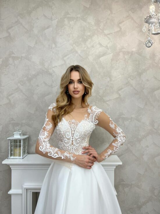 свадебное платье из кружева